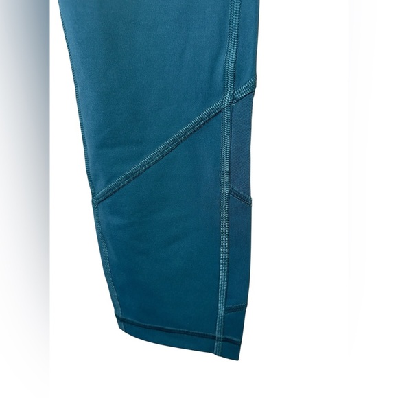 Lululemon Teal Green Swift Speed High-Rise Crop 23" Leggings Size 4 Pockets - Picture 5 of 8